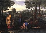 Nicolas Poussin Canvas Paintings - The Exposition of Moses